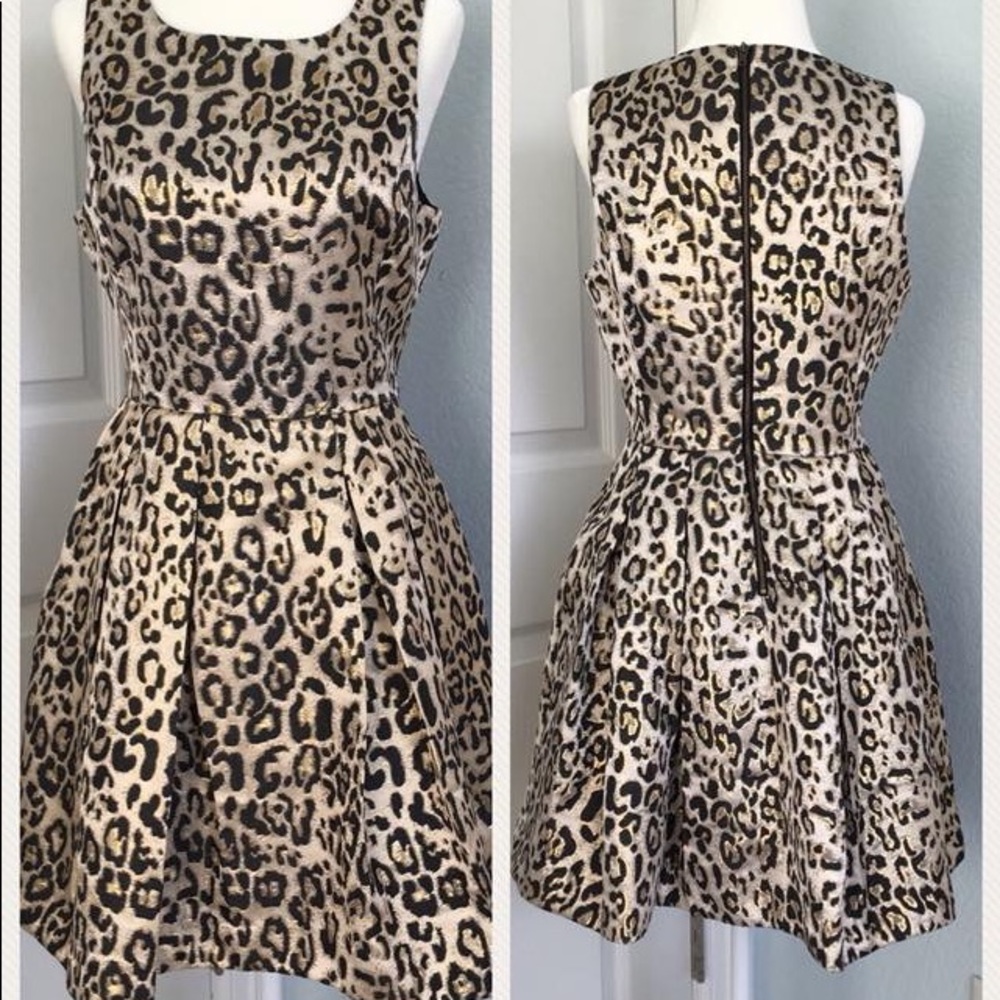 Ark & Co fit and flare sleeveless print dress